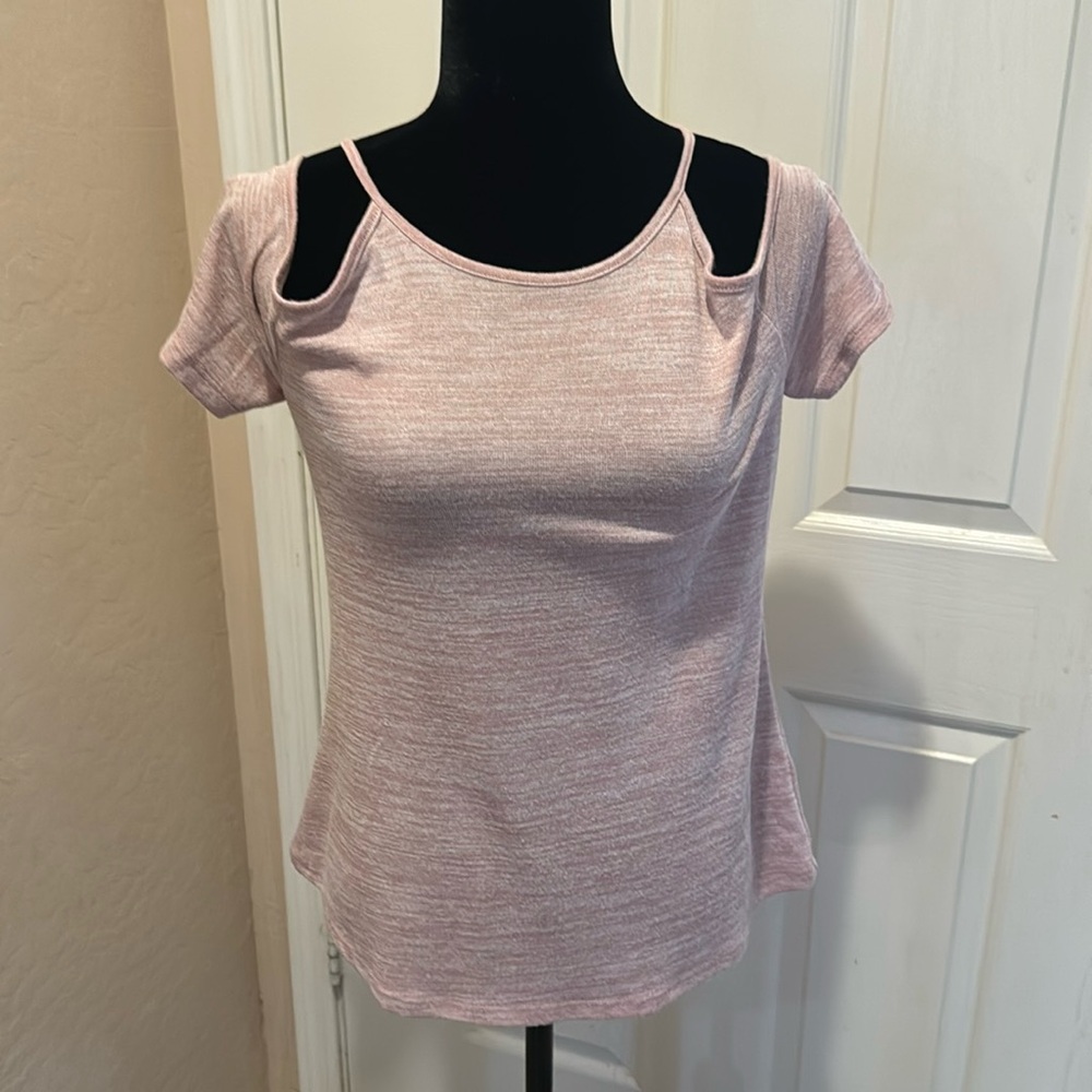 J Lo cold shoulder top